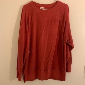 Pink Rust Crew Neck Sweatshirt